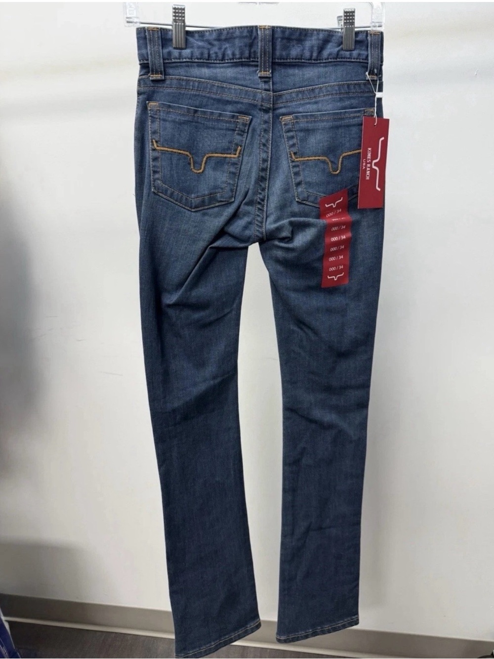 Kimes Ranch Betty Seventeen Blue Straight-Leg Women's Jeans - Picture 3 of 4